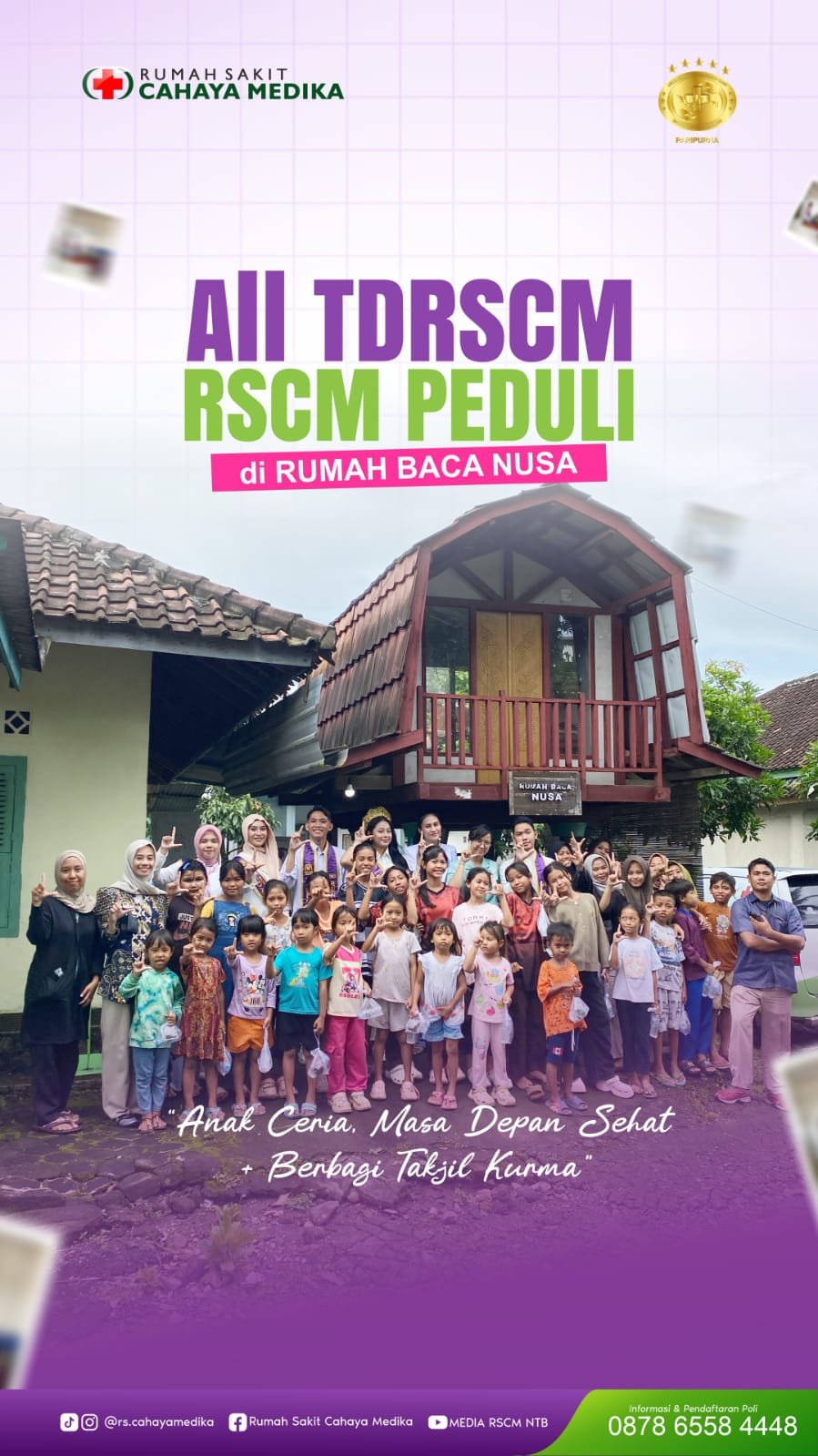All TD RSCM Goes To Rumah Baca Nusa
